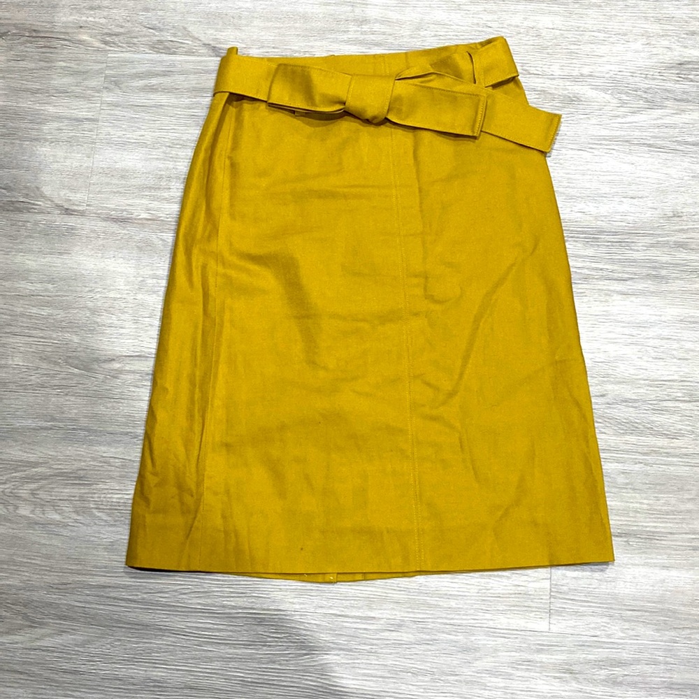 Linen A line skirt